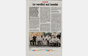 Coupe Jeune Final : Article de Presse