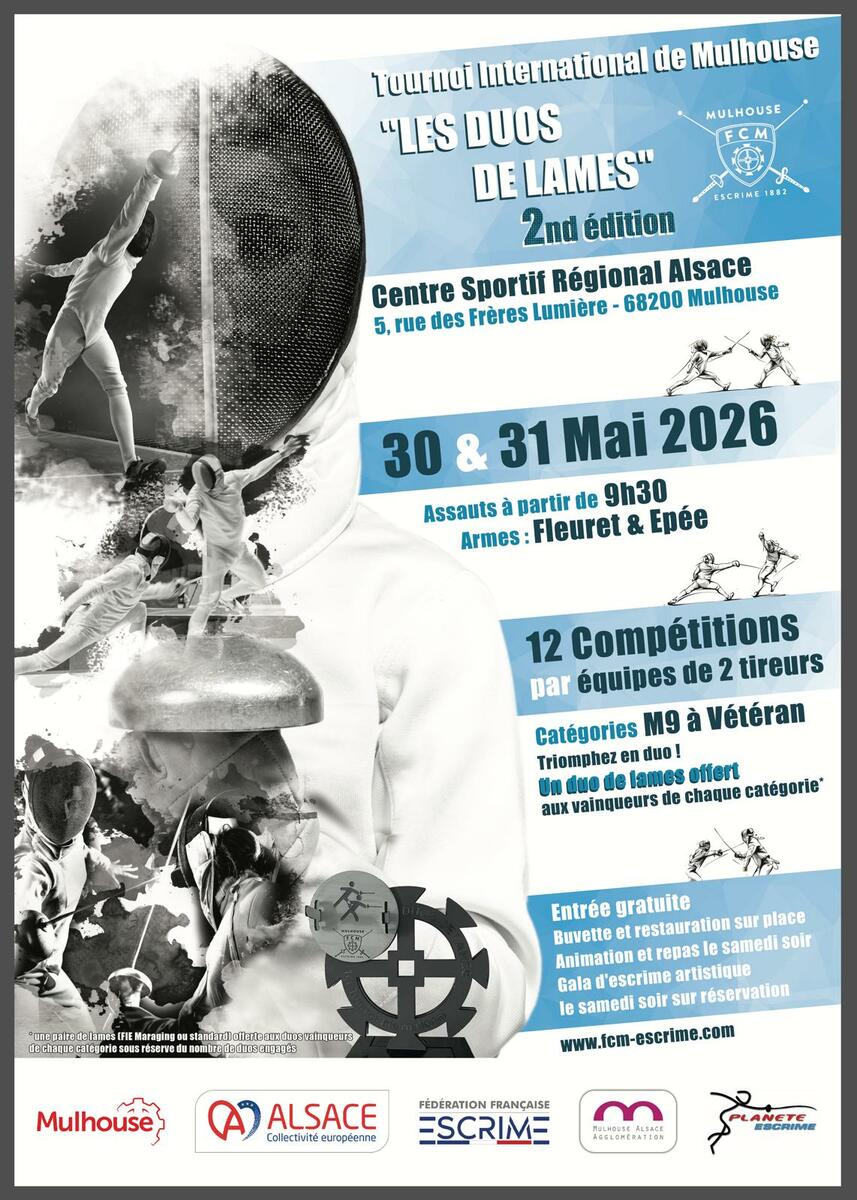 DUOS DE LAMES 2e EDITION le 30 et 31 mai 2026
