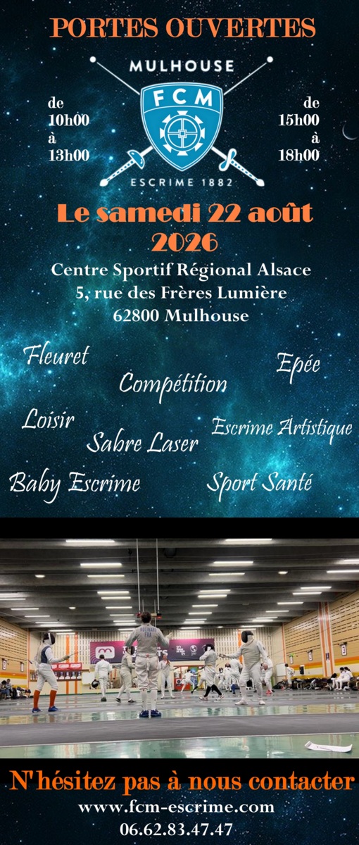 PORTES OUVERTES SAISON 2026-2027