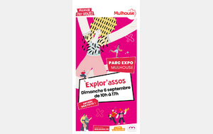 EXPLOR ASSO ville Mulhouse 2026 2027