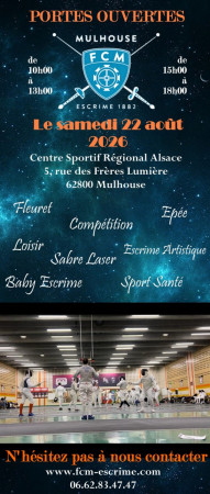 PORTES OUVERTES SAISON 2026-2027